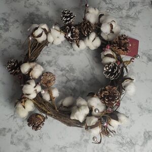 NWT Eve Christmas Cotton Wreath